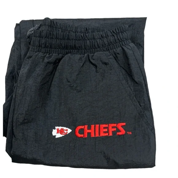 NFL Pro Player Kansas City Chiefs Vintage Track Jogger Windbreaker Pants - Picture 6 of 10